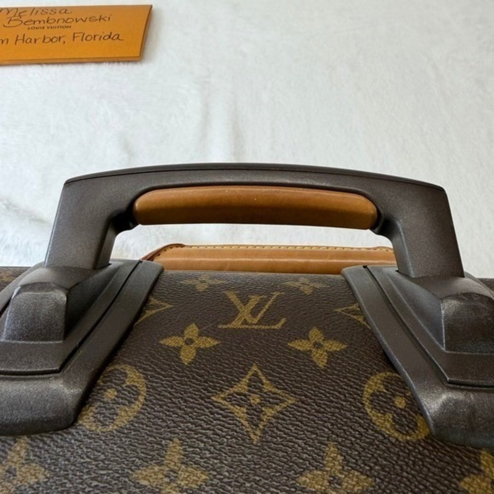 Louis Vuitton Pegase 55 Monogram Canvas Rolling Luggage Suitcase Carry On Bag - Picture 10 of 16